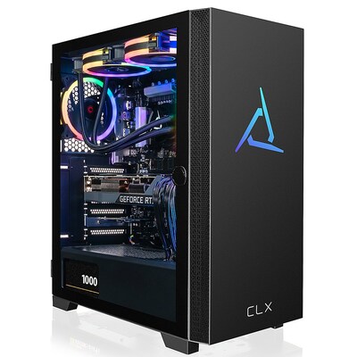CLX SET TGMSETRTH2A10WM Gaming Desktop Computer, Intel Core i7-13700KF, 32GB Memory, 1TB SSD, 4TB HD