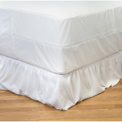 Simplify Home Details Mattress Protector, Sanitized Waterproof, Full Size (26431)