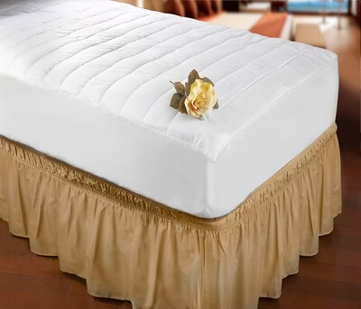 Simplify Home Details Mattress Pad, Antibacterial, Full Size (1217)