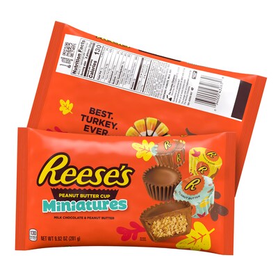 Hershey's Snack Size Assorted Chocolate Fall Candy, 3/Pack (600-00765)