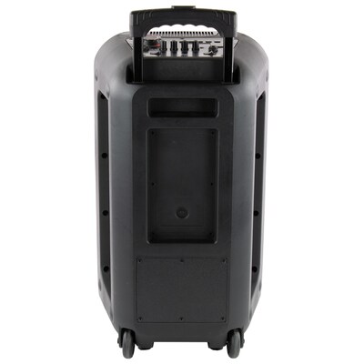 QFX 10-In. Portable Bluetooth Party Sound System, 2-Pack, Black (PBX-210)