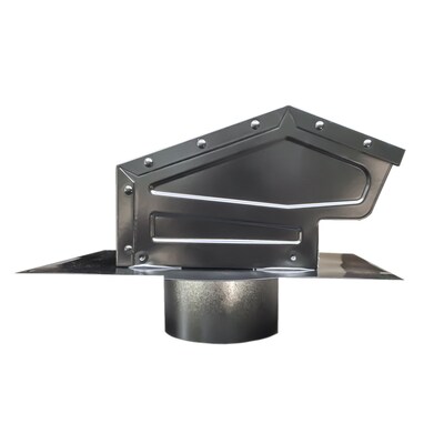 Builders Best Black Metal Roof Vent Cap (4 Collar) (012635)