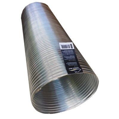 Builders Best Semi-Rigid Aluminum Duct, 8ft (10 dia) (110412)