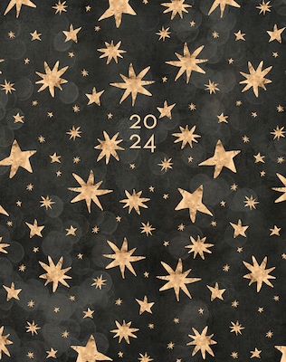 2024 Willow Creek Press Starry Night 7.5 x 9.5 Booklet Monthly Planner (38451)