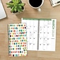 2024 Willow Creek Press Happy Dot 3.5" x 6.5" Softcover Weekly Spiral Planner (39663)