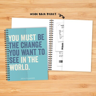 2024 Willow Creek Press Change 6.5" x 8.5" Softcover Weekly Planner (39786)