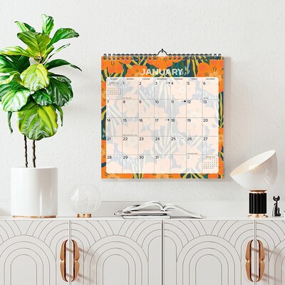 2024 Willow Creek Marigold 12" x 12" Monthly Wall Calendar, Multicolor (39281)