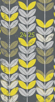 2024 Willow Creek Press Folk Floral 2024 3.5 x 6.5 2-Year Pocket Planner, 2024-2025 Calendar (4036