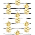 2024 Willow Creek Press Golden Pineapples 7.5 x 9.5 Booklet Monthly Planner (40379)