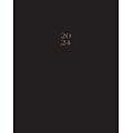 2024 Willow Creek Press Black 7.5 x 9.5 Booklet Monthly Planner (39137)
