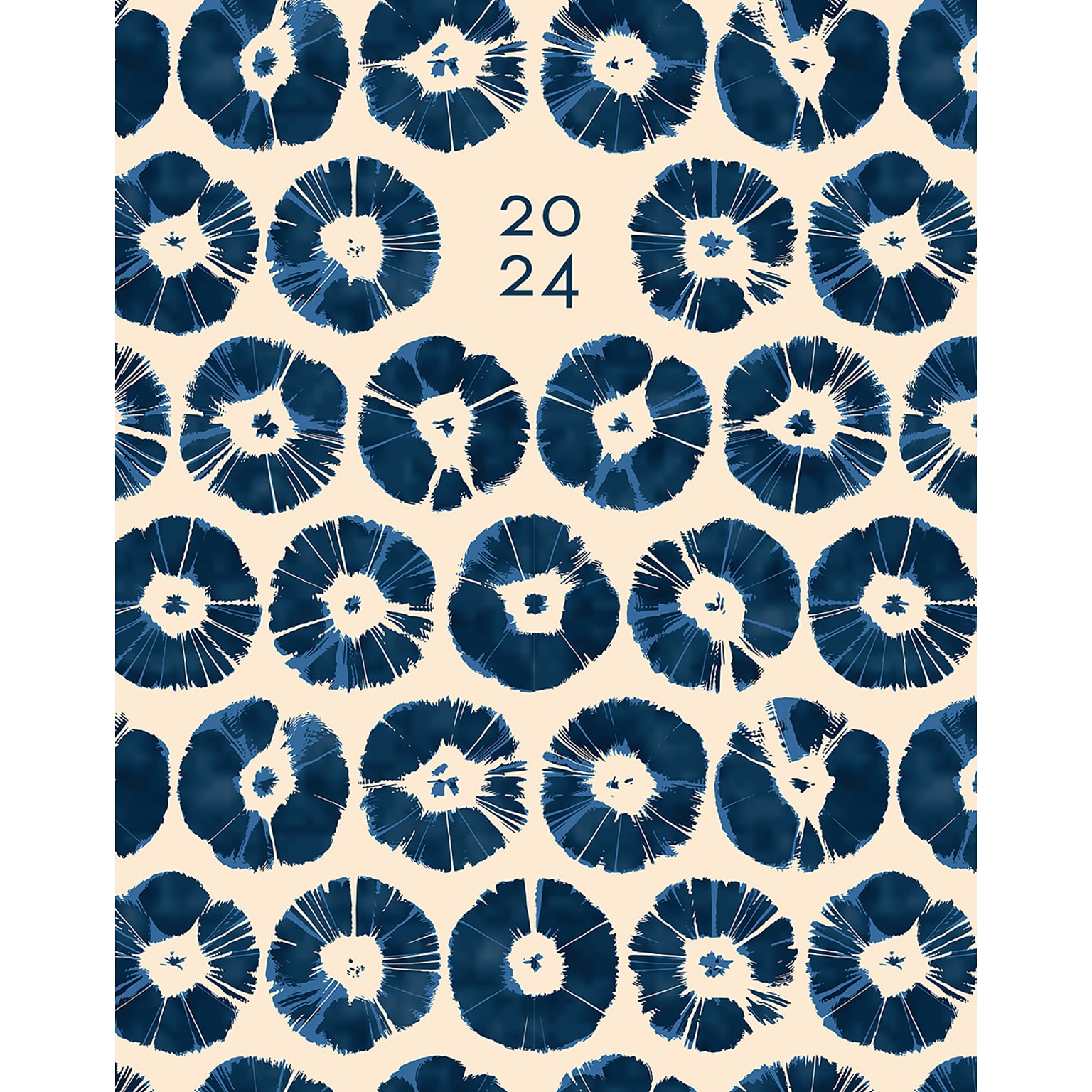 2024 Willow Creek Press Indigo 7.5 x 9.5 Booklet Monthly Planner (40386)