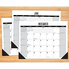 2024 Willow Creek Basic 22 x 17 Monthly Desk or Wall Calendar, Multicolor (39700)