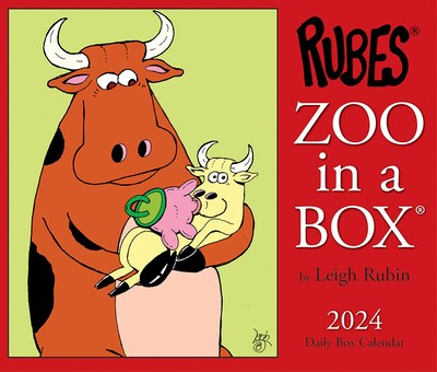 2024 Willow Creek Zoo In A Box 6" x 5.5" Daily Day-to-Day Calendar, Multicolor (36631)