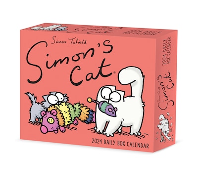 2024 Willow Creek Simons Cat 6 x 5.5 Daily Day-to-Day Calendar, Multicolor (36518)