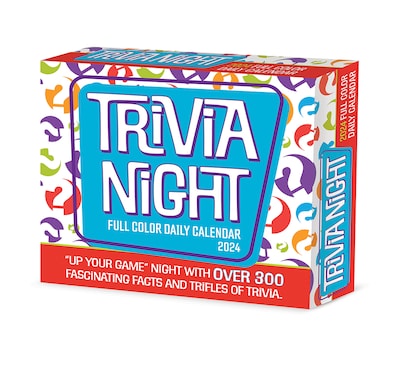 2024 Willow Creek Trivia Night 6 x 5.5 Daily Day-to-Day Calendar, Multicolor (36556)
