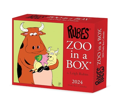 2024 Willow Creek Zoo In A Box 6 x 5.5 Daily Day-to-Day Calendar, Multicolor (36631)