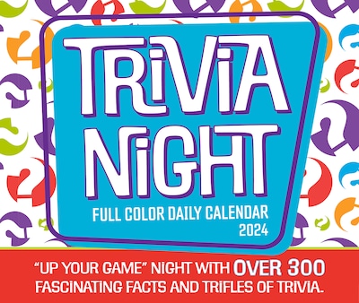 2024 Willow Creek Trivia Night 6" x 5.5" Daily Day-to-Day Calendar, Multicolor (36556)