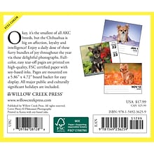 2024 Willow Creek Chihuahuas 6 x 5.5 Daily Day-to-Day Calendar, Multicolor (36259)