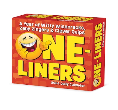 2024 Willow Creek One-Liners 6" x 5.5" Daily Day-to-Day Calendar, Multicolor (37782)