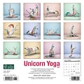 2024 Willow Creek Unicorn Yoga 7 x 7 Monthly Wall Calendar, Multicolor (36976)