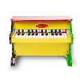 Melissa & Doug Learn-to-Play Piano with Wooden Lift-Top Desk & Chair, Honey (1314-30230-KIT)