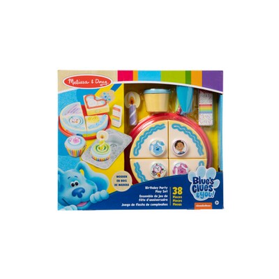 Melissa & Doug Pots & Pans Set with Blues Clues & You Wooden Birthday Party Play Set (14265-33018-KIT)