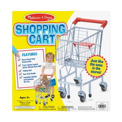Melissa & Doug Pots & Pans Set with Shopping Cart (14265-4071-KIT)