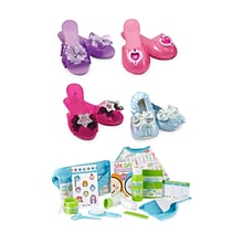 Mattel Dress-Up Shoes, Role Play Collection with LOVE YOUR LOOK, Salon & Spa Play Set, Multicolored