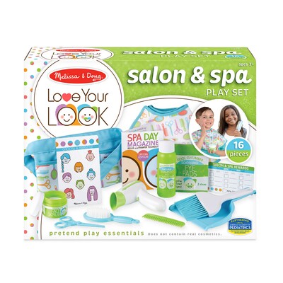 Melissa & Doug Dress-Up Shoes, Role Play Collection with Created by Me, Salon & Spa Play Set (8544-31802-KIT)