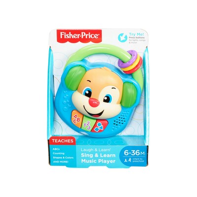 Fisher-Price Laugh & Learn Storybook Rhymes with Music Player, Multicolored (CDH24-FGW16-KIT)