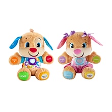 Fisher-Price Laugh & Learn Smart Stages Set: Puppy and Sis, Multicolored (FDF21-FDF22-KIT)