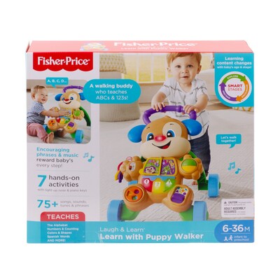 Fisher-Price Laugh & Learn Smart Stages Learn with Puppy Walker and Puppys Remote