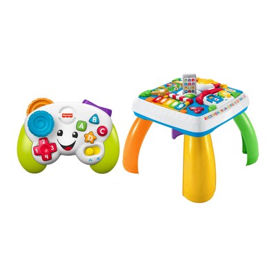 Fisher-Price Laugh & Learn Game & Learn Controller Fisher-Price with Around the Town Learning Table