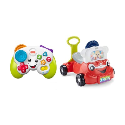 Fisher-Price Laugh & Learn Game & Learn Controller with 3-in-1 Smart Car