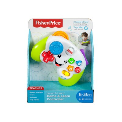 Fisher-Price Laugh & Learn Game & Learn Controller with 3-in-1 On-the-Go Camper, Multicolored (FNT06