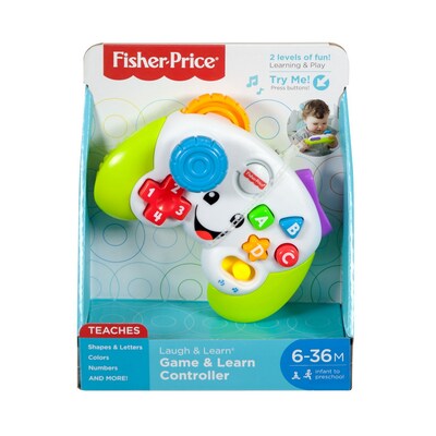 Fisher-Price Laugh & Learn Set: Game & Learn Controller and Lil' Gamer, Multicolored (FNT06-GTJ65-KIT)