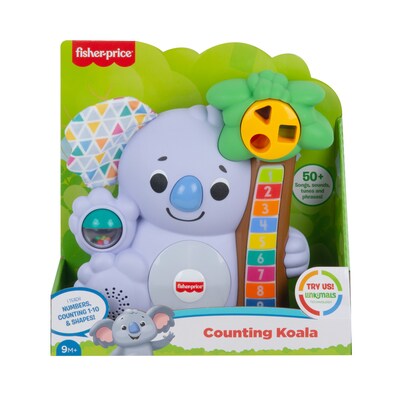 Fisher-Price Linkimals Set: Light-Up & Learn Owl and Counting Koala