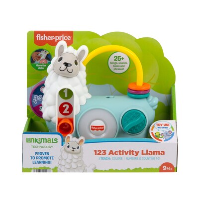 Fisher-Price Linkimals 123 Activity Llama/Counting & Colors Peacock Set