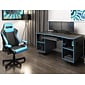 Whalen Emergent Gaming 60"W Computer Desk, Black (SPUS-EGDB)