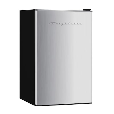 Frigidaire EFR323-6COM Retro 3.2-Cu. Ft. Compact Refrigerator with Freezer, Platinum Design with Chr