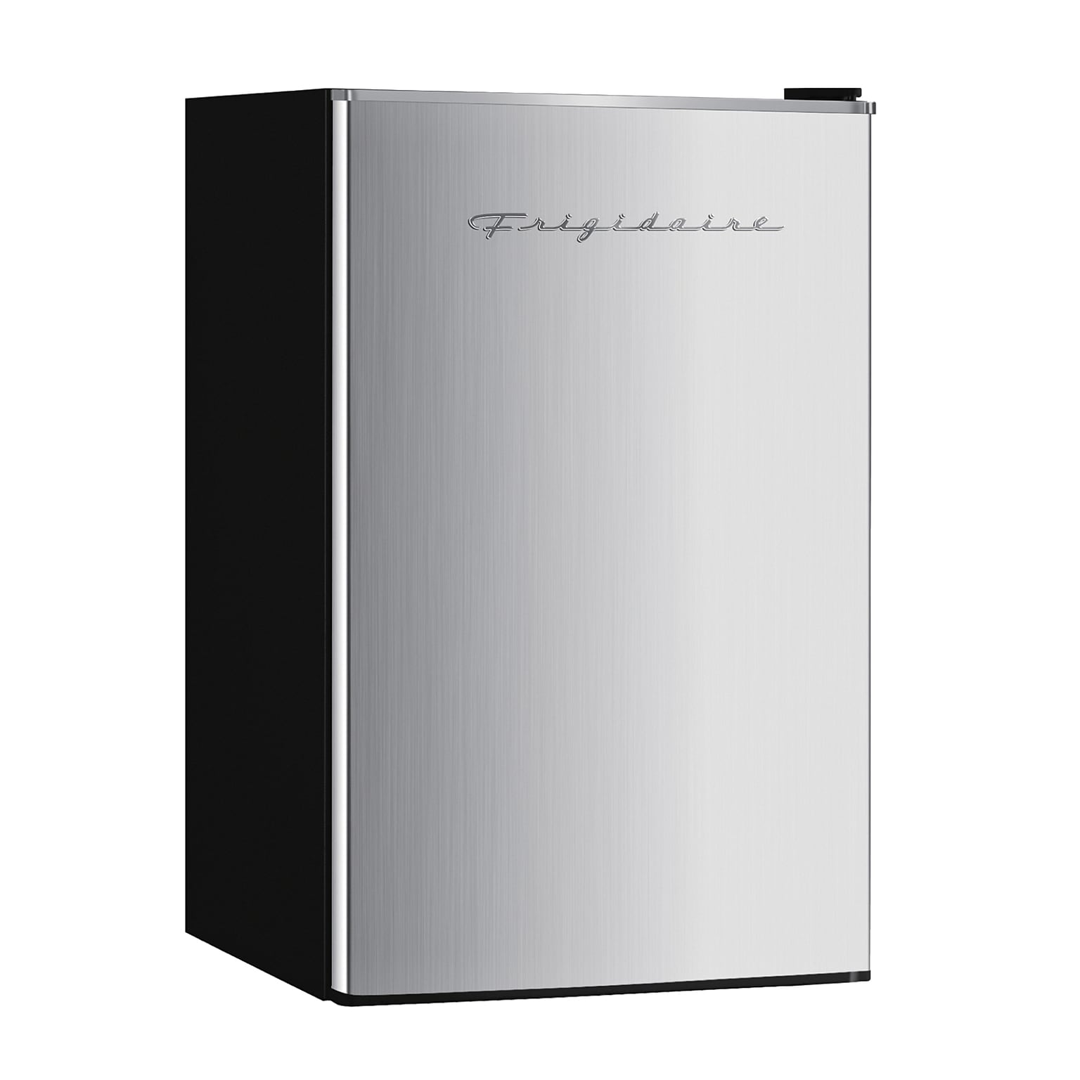 Frigidaire EFR323-6COM Retro 3.2-Cu. Ft. Compact Refrigerator with Freezer, Platinum Design with Chrome Trim