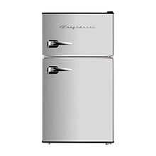 Frigidaire EFR391-B Retro 3.2-Cu. Ft. 2-Door Retro Compact Refrigerator with Freezer, Platinum Desig