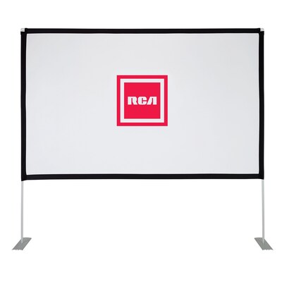 RCA 100 Portable Indoor/Outdoor Projector Screen, White (RPJ144 )