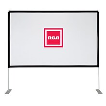 RCA 100 Portable Indoor/Outdoor Projector Screen, White (RPJ144 )