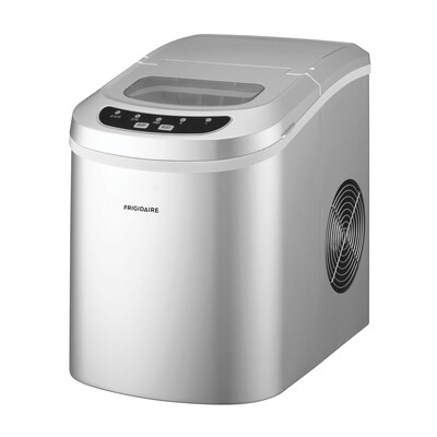 Frigidaire Portable Compact Ice Maker, Silver (CUREFIC102SLV)