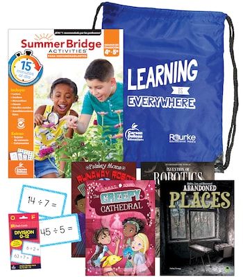 Summer Bridge Activities Paperback Book Set Summer Bridge Essentials Spanish Backpack, 4-5 (97817316