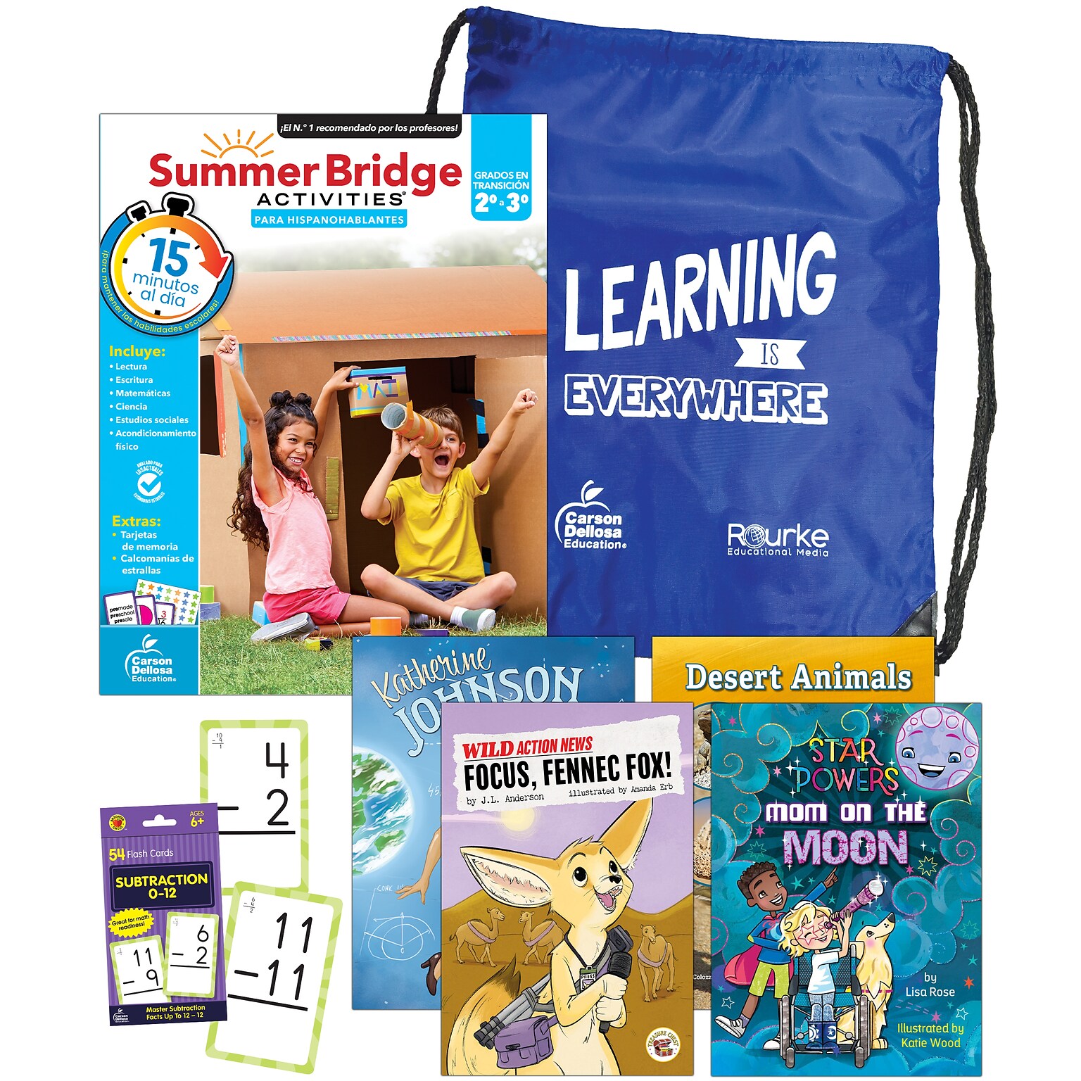 Summer Bridge Activities Paperback Book Set Summer Bridge Essentials Spanish Backpack, 2-3 (9781731653611)