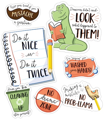 Carson-Dellosa Playful Classroom Reminders Mini Bulletin Board Set (110521)