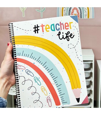 Carson-Dellosa We Belong Teacher Planner, 128 pages, 116 stickers (105047)