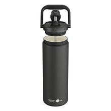 ASOBU Puramic Canyon Insulated Water Bottle with Ceramic Interior, 50 oz., Black (ADNATMF7C)